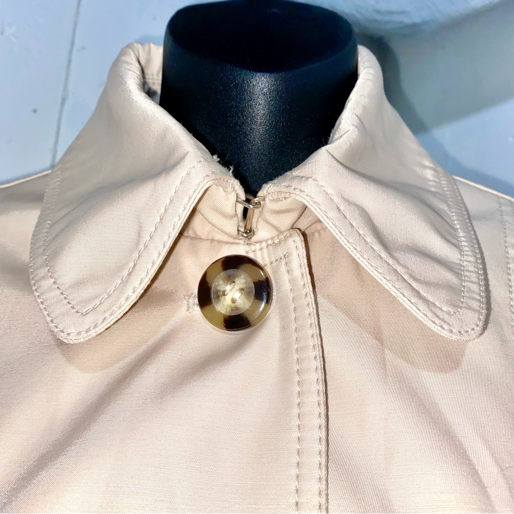 Laundry by Shelli Segal Skirted Trench Coat Size Small - Picture 11 of 15